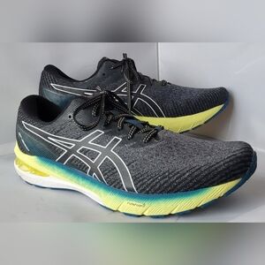 Size 12 Men’s - Asics GT 2000 10 Metropolis Graphite Gray Blue Yellow Lite Truss